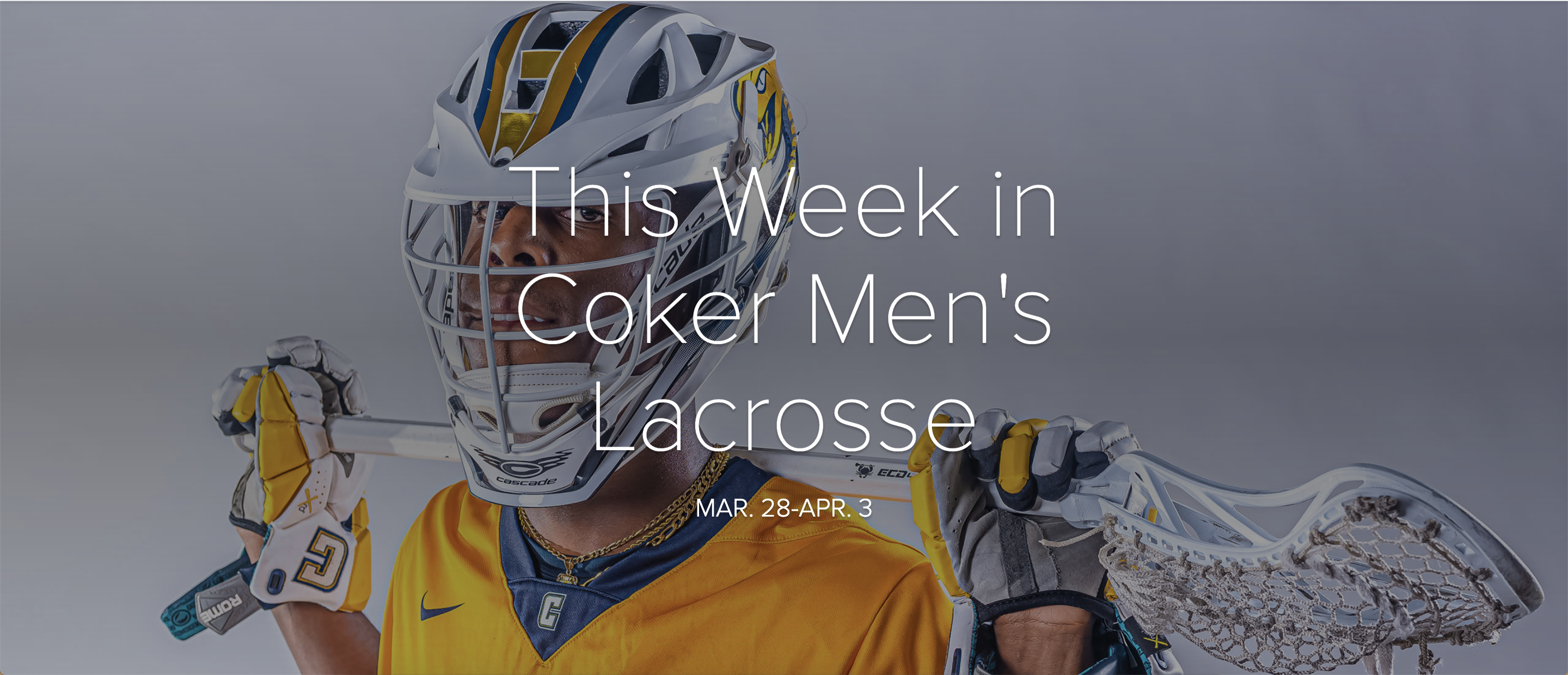 Men's Lacrosse Hosts No. 17 Queens (N.C.) Wednesday, Travels to Mars Hill on Saturday