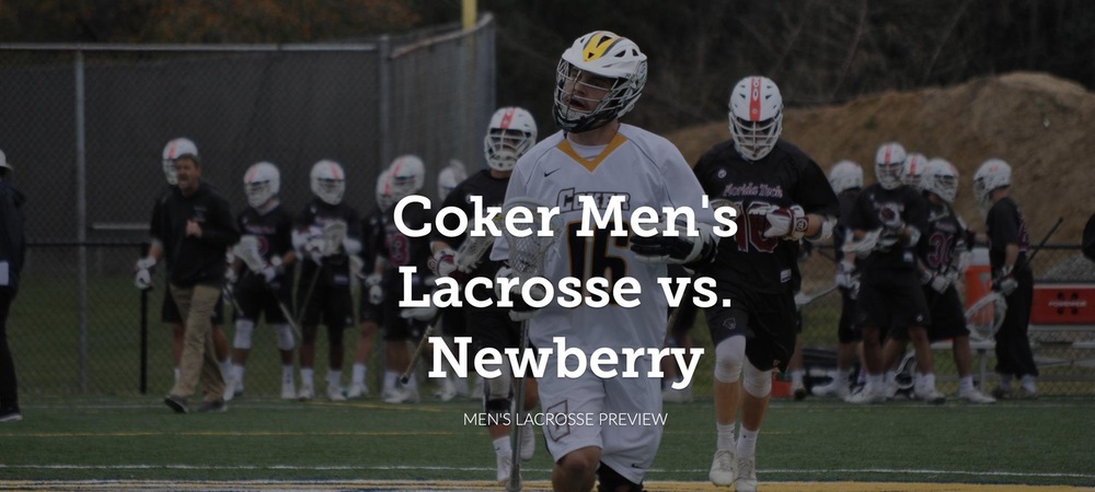 Men's Lacrosse Looks to Bounce Back Against SAC Foe Newberry