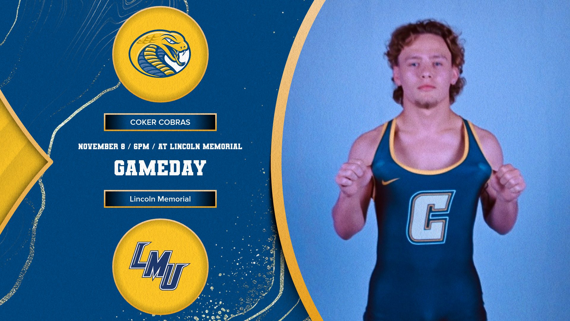 Coker Wrestling Prevails On The Road Against LMU